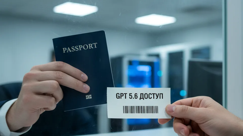 Обложка: паспорт и талон доступа к GPT‑5.6
